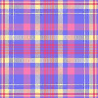 Subtle texture pattern background, selection fabric tartan . Decoration seamless check textile plaid in indigo and yellow colors. vector