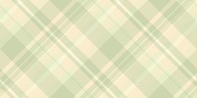 Sparse pattern plaid , good seamless fabric texture. Cloth background textile tartan check in light and blanched almond colors. vector