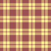 Podium seamless texture plaid, network fabric textile. Valentine background pattern check tartan in orange and red colors. vector