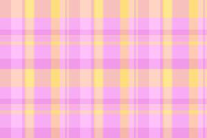Business background seamless texture, sensual plaid fabric textile. Classy tartan check pattern in light and amber colors. vector