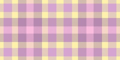 Grungy plaid seamless tartan, rectangle texture pattern . Contour check fabric background textile in light and yellow colors. vector