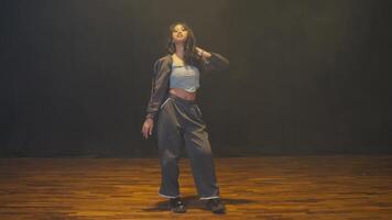 Confident Dancer in Studio Performance video