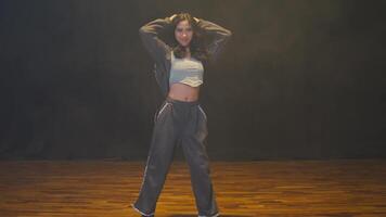 Dynamic Dance Performance in Studio video