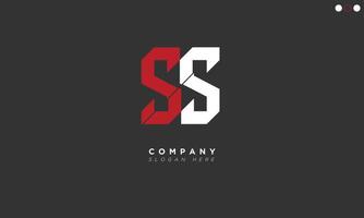 SS Alphabet letters Initials Monogram logo vector