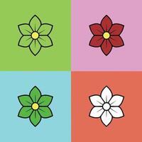 Hellebore flower icon art design vector