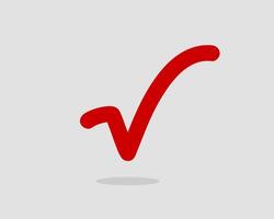 Check mark icon symbol design element. vector