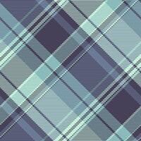 Tie textile background, open texture seamless check. Woman fabric plaid pattern tartan in pastel and slate gray colors. vector