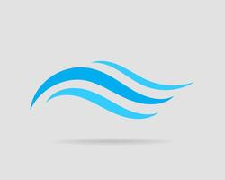 Waves design. Water wave icon. Wavy lines isolated. vector