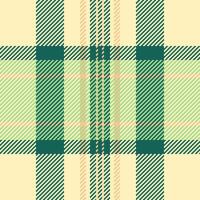 Form texture tartan textile, regular background check pattern. Hippie fabric plaid seamless in light and teal colors. vector