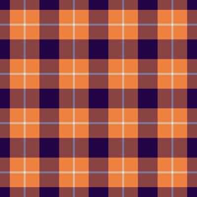 Heritage textile pattern background, subtle seamless check . Serene tartan texture fabric plaid in orange and red colors.
