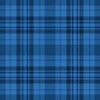 Neutral textile seamless , school fabric plaid background. Path tartan texture check pattern in blue and cyan colors. vector
