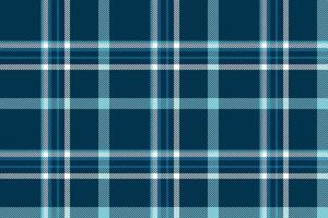 Plaid background, check seamless pattern in blue. fabric texture for textile print, wrapping paper, gift card or wallpaper. vector