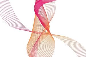 Creative abstract waves design vector