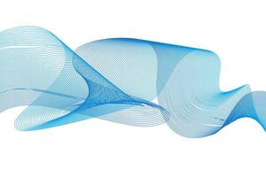 Abstract backdrop with colorful wave gradient lines vector