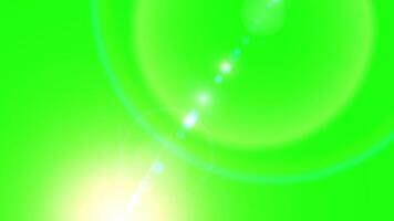 Green light background with bright lights video