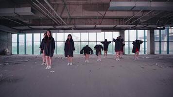 Dynamic Dance Performance in Abandoned Space video