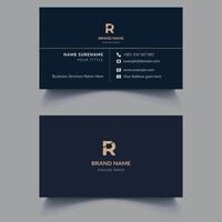 Modern business Card Template Design. Visiting Card Design, Creative Business Card Design. vector
