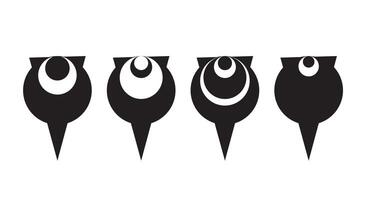Abstract Geometric Owl Designs For Abstract Backgrounds vector
