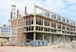 Building and construction site in progress photo