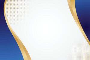 Blue and golden background with shape and texture vector