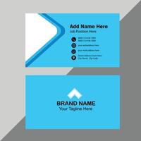 Simple and clean professional business card template design vector