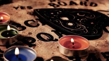 Spiritual Halloween Game Ouija Board View photo
