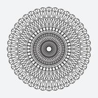 A circular design with a circular pattern vector