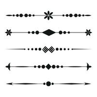 Decorative Lines Element Illustration Design vector