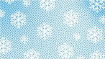 Halftone dotted fades degrade snowflakes background. Minimal geometric texture. Vintage monochrome Gradation faded geometry print. Cute fading crystal. illustration vector