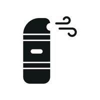 The air freshener icon delivers a modern and simple graphic design concept perfect for a clean and fresh visual effect. vector