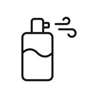 Featuring a modern concept, the air freshener icon combines a simple design to produce a graphic that is both elegant and practical. vector