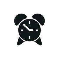 A fresh and straightforward take on alarmclock icon design emphasizing modern concepts vector