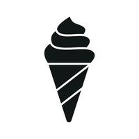 Ice cream graphic icon combining simplicity and modernity vector