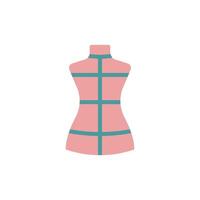 With a clean and sleek graphic the mannequin tailor icon embodies a modern concept that represents the art of fashion and tailoring with simplicity. vector