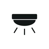 A refined graphic design concept for a light bulb icon with modern and simple aesthetics vector