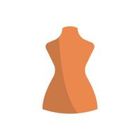 Featuring a clean and contemporary design the mannequin tailor icon is the perfect graphic representation for tailoring services or fashion projects. vector