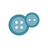 The button tailor icon is crafted with a simple yet modern design concept presenting a sharp and stylish visual ideal for fashion themes. vector