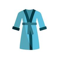 A bathrobe icon designed with simplicity and modernity in mind creates a sleek and functional graphic for any design. vector