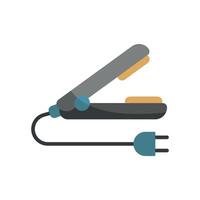 Modern and simple design principles come together in this hair straightener icon graphic vector