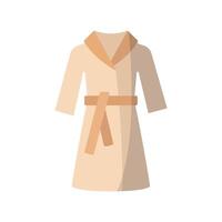 Featuring a minimalist approach, the bathrobe icon brings a contemporary feel to a simple and modern graphic design. vector