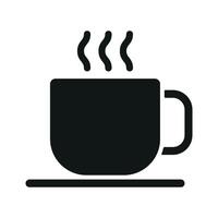 Modern graphic concept showcasing a simple coffee glass icon design vector