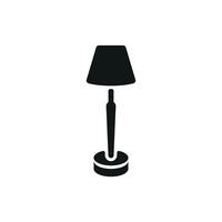 Featuring a timeless aesthetic the floor lamp icon incorporates clean lines and modern design principles vector