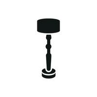 The floor lamp icon combines simplicity with modern visual trends creating a versatile graphic style vector