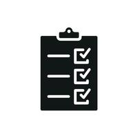 A clipboard stationery icon symbolizes practicality with a modern twist in its simple design vector