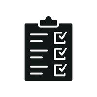 The clipboard stationery icon highlights precision and clarity in its minimalistic and modern design form vector