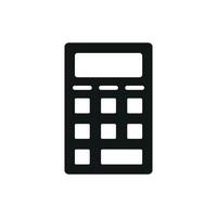 Featuring modern design themes the calculator stationery icon brings practicality and style together vector