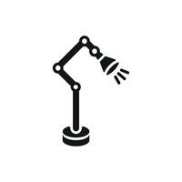 Highlighting minimalist principles the floor lamp icon showcases a basic and stylish modern concept vector