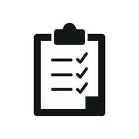 A clipboard stationery icon redefines traditional design with a focus on simplicity and modern aesthetics vector
