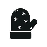 The illustration of Santa gloves in a minimalist style focuses on their iconic red and white features using sleek shapes smooth textures and contemporary aesthetics vector
