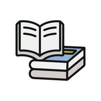 Books icon design combines simplicity vector